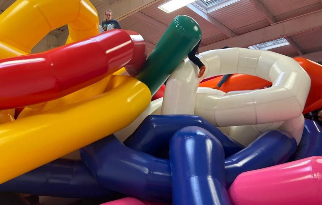 مجسمه‌های بادی سی‌جی هندری در بروکلین