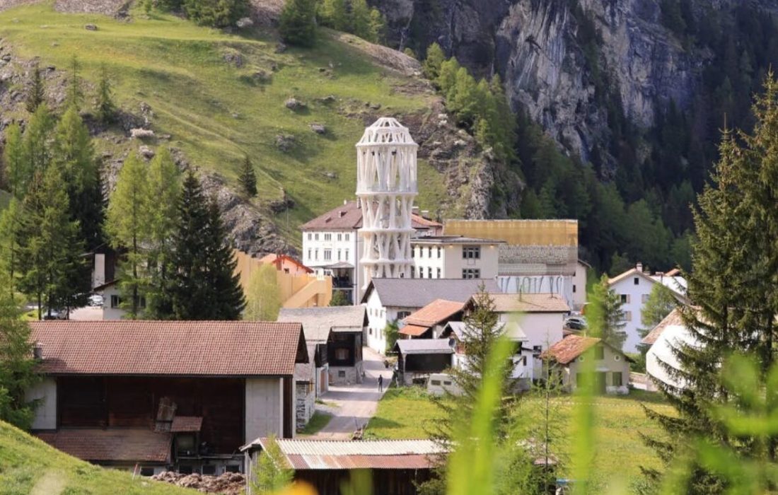 مرتفع‌ترین ساختمان چاپ سه‌بعدی دنیا؛ این بنای ۳۰ متری پرینت شده/ عکس