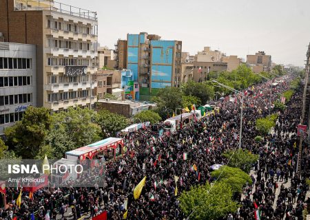 وداع مردم تهران با شهدای حمله اسرائیل/ خشم و اندوه در بدرقه