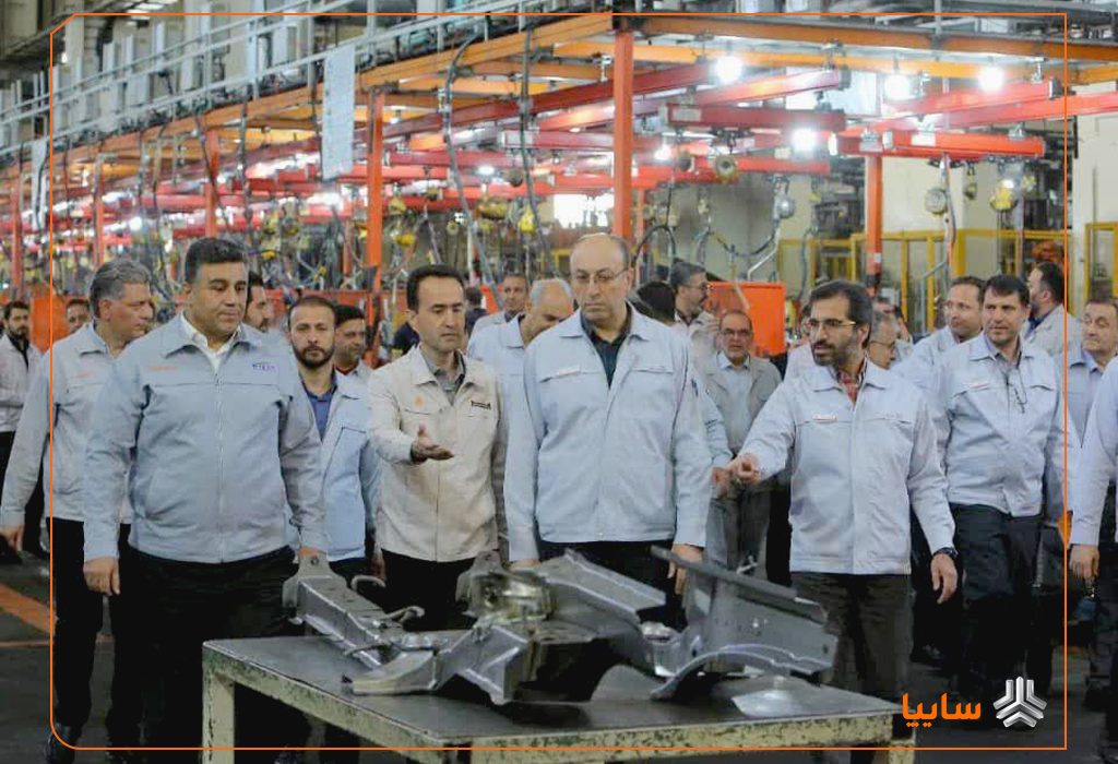 بازدید مدیرعامل گروه خودروسازی سایپا از روند تولید ایدکوپرس و ایران کاوه