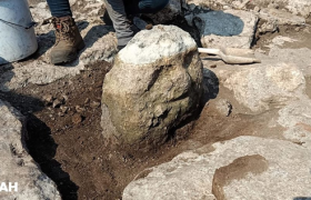 کشف مجسمه‌ای از دوران مایا با چهره «پیرمرد» در مکزیک