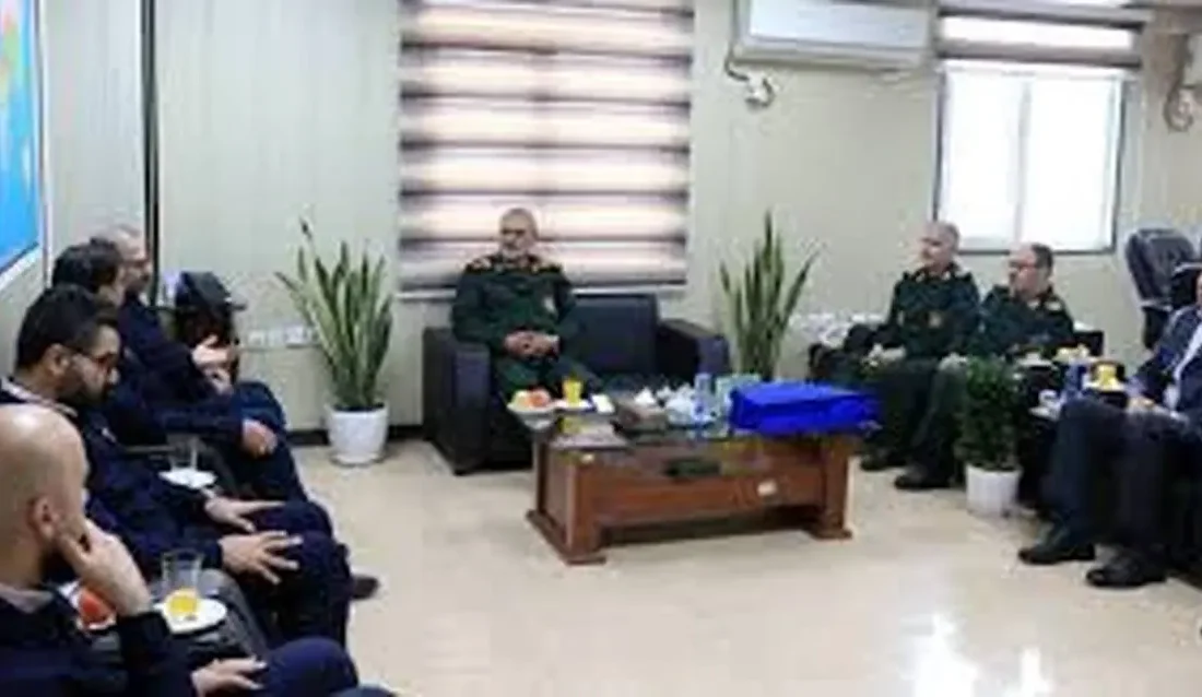 دیدار نوروزی مدیرعامل شرکت فولاد خوزستان با فرمانده سپاه حضرت ولی‌عصر (عج) استان خوزستان