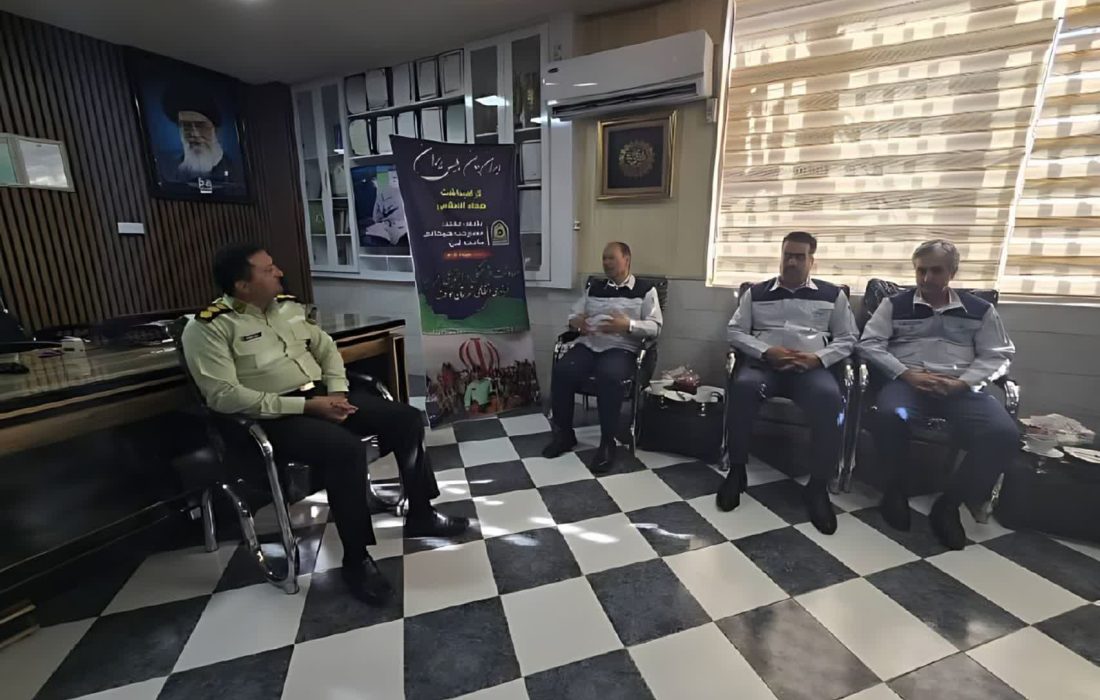 دیدار صمیمی با فرماندهی انتظامی شهرستان خواف