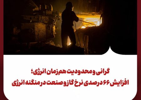 گرانی و محدودیت هم‌زمان انرژی؛ افزایش ۶۶ درصدی نرخ گاز و صنعت در منگنه انرژی