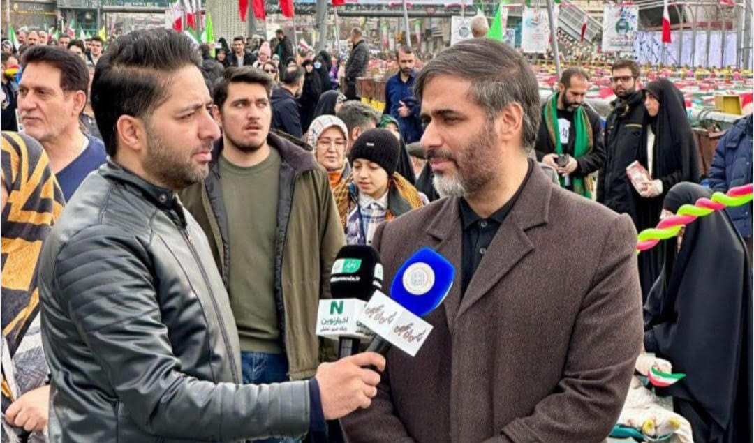 حضور رییس شورای سیاست گذاری انجمن ملی نخبگان در راهپیمایی 22 بهمن