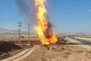 انفجار خط لوله گاز در تبریز