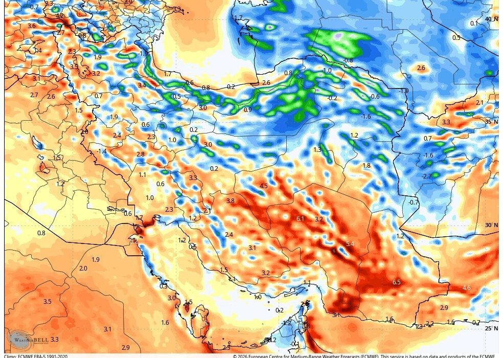 روند کاهش دما از فردا آغاز می‌شود؛ تداوم بارش‌های تابستانه در ۱۰ استان