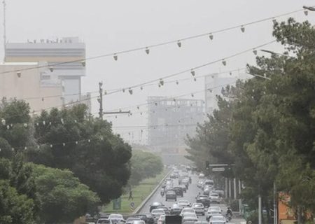 گردوخاک در شرق و جنوب شرق