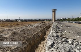 تخریب دیوار زندان رجایی‌شهر / عکس