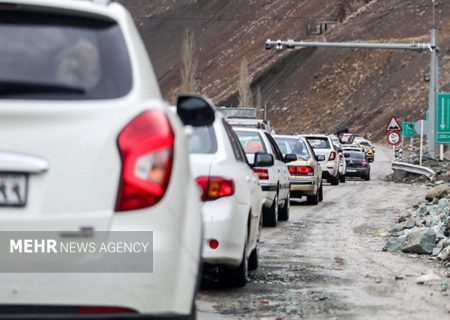 ترافیک سنگین در محور چالوس، آزادراه تهران ـ شمال و محور هراز